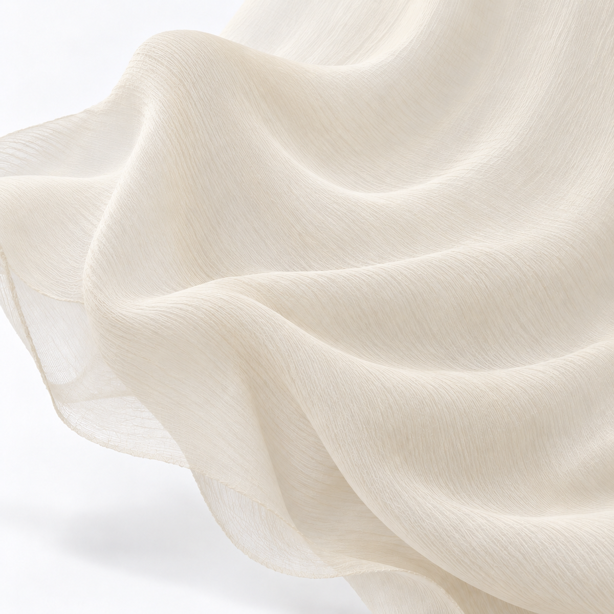 Gasa de seda Crinkle georgette 8 momme · En stock